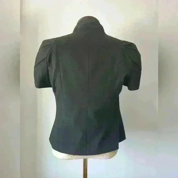 MARKS & SPENCER black short sleeve blazer size 12 UK (8 US  ) - Picture 6 of 8